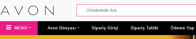 Avon sipariş girişi