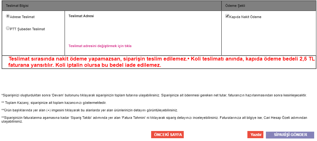 Avon Kapıda Ödeme