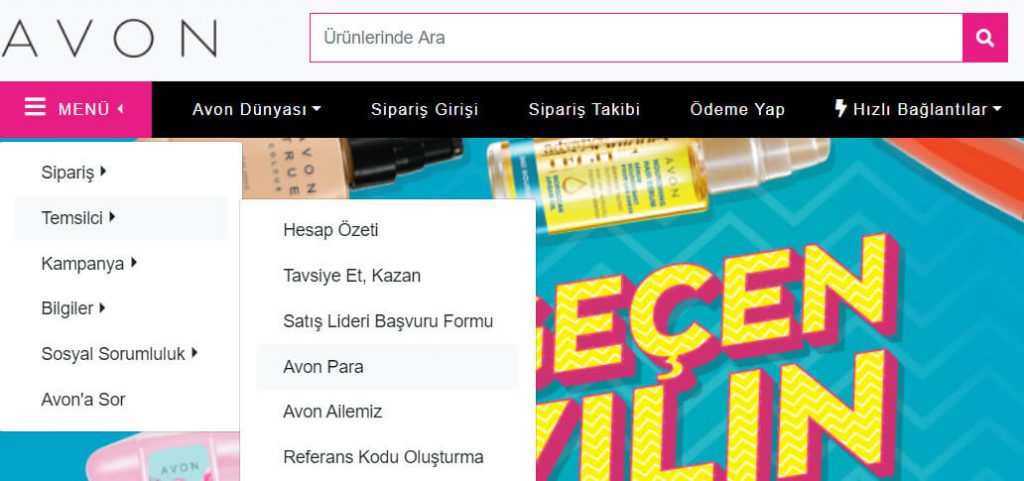 Avon Para Sayfası